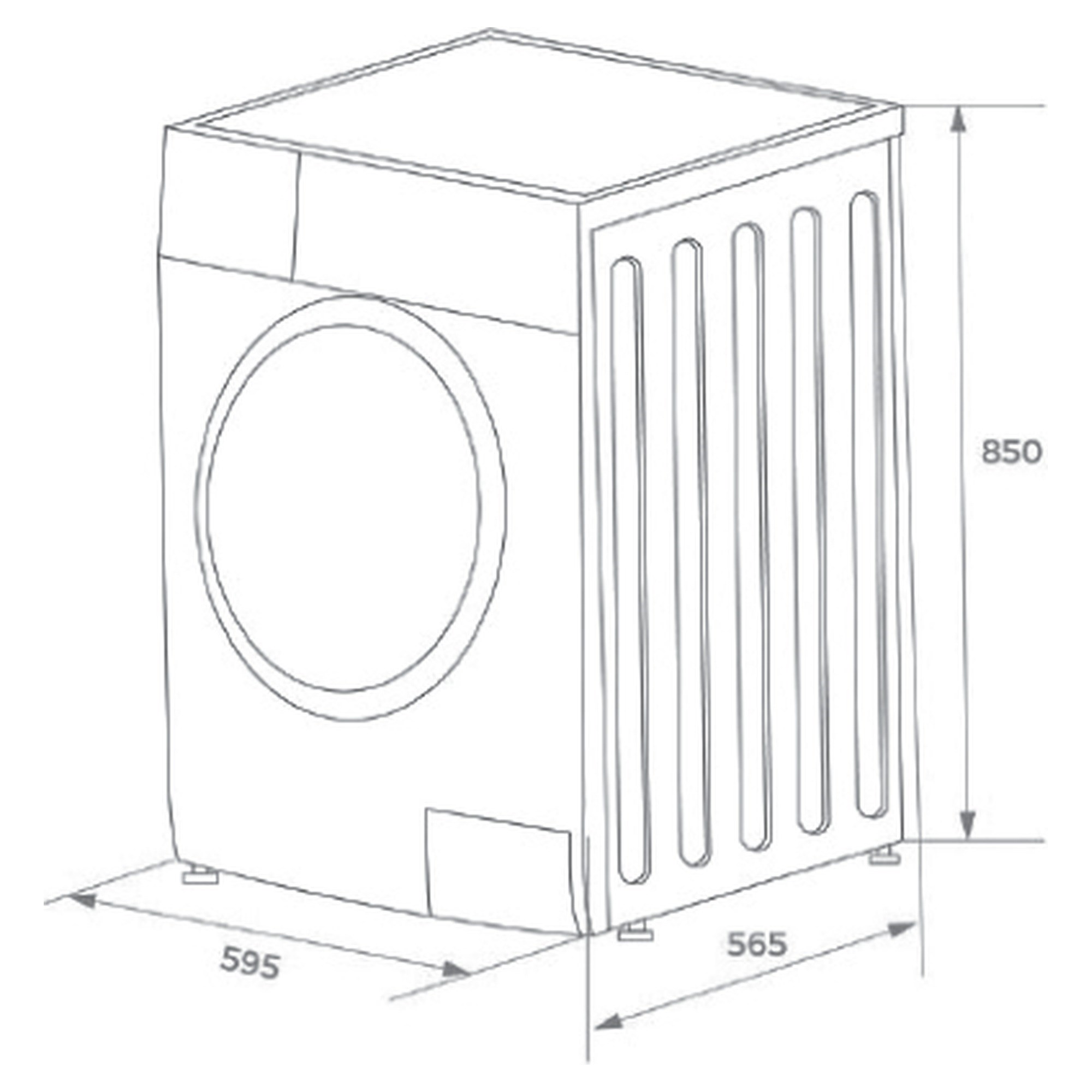 Teka WMR 71040 DSS 10 kg 1400 Devir Çamaşır Makinesi 113900022