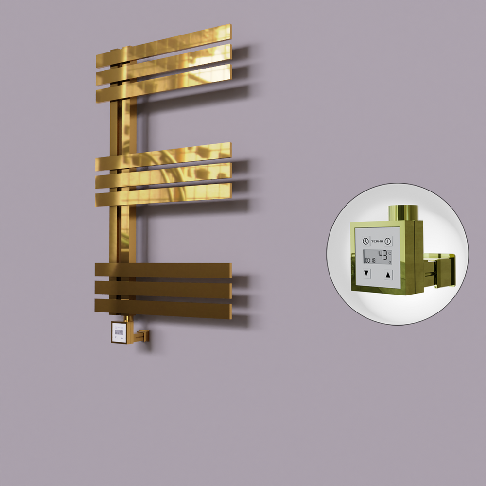 Thames Dekoratif Elektrikli Havlupan 600x800 Altın (KTX3 Termostat) 200W