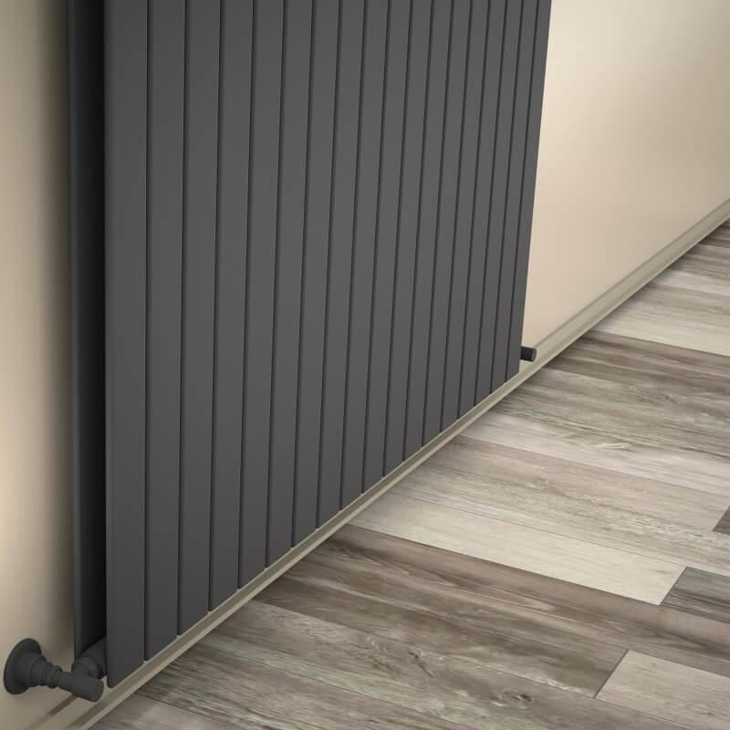 Tip 20V Dekoratif Radyatör 400x1328 Antrasit