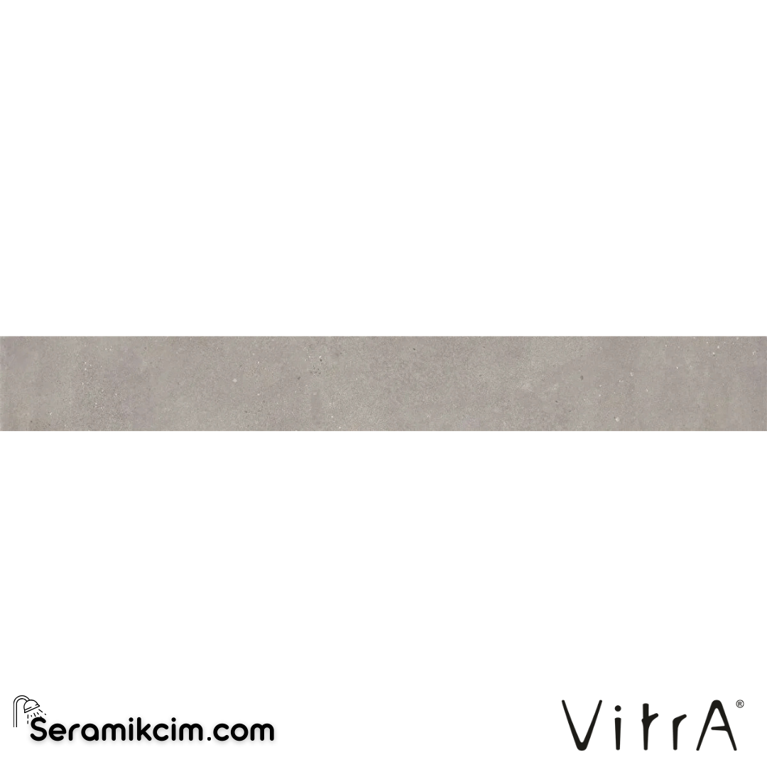 VitrA 10X80 Flakestone Gri Boyalı Süpürgelik  Mat7R K951160R0001VTET - K951160R0001VTET