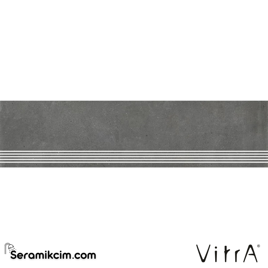 VitrA 30X120 Flakestone Antrs.Basamak Mat R10B 7R K951163R0001VTET - K951163R0001VTET