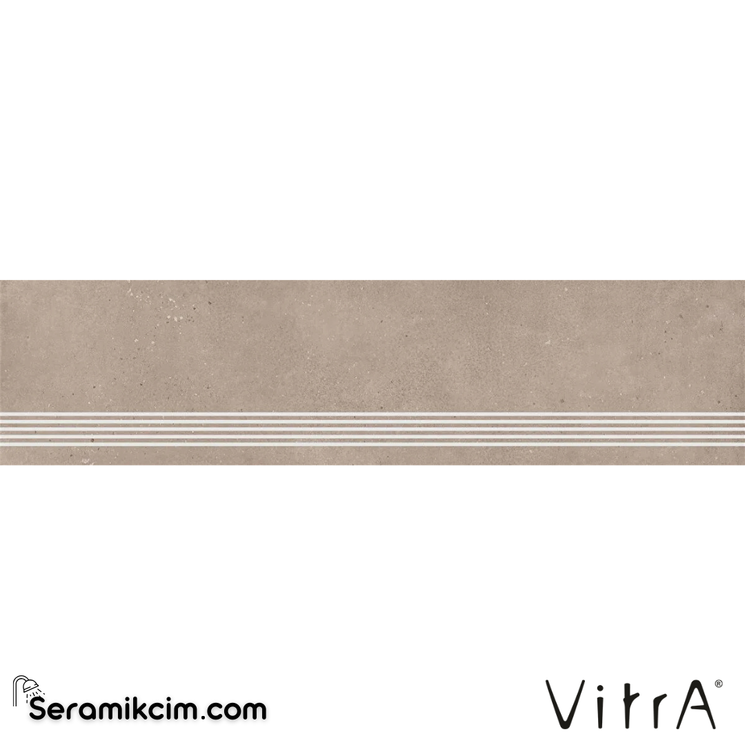 VitrA 30X120 Flakestone GrejBasamak Mat R10B  7R K951167R0001VTET - K951167R0001VTET