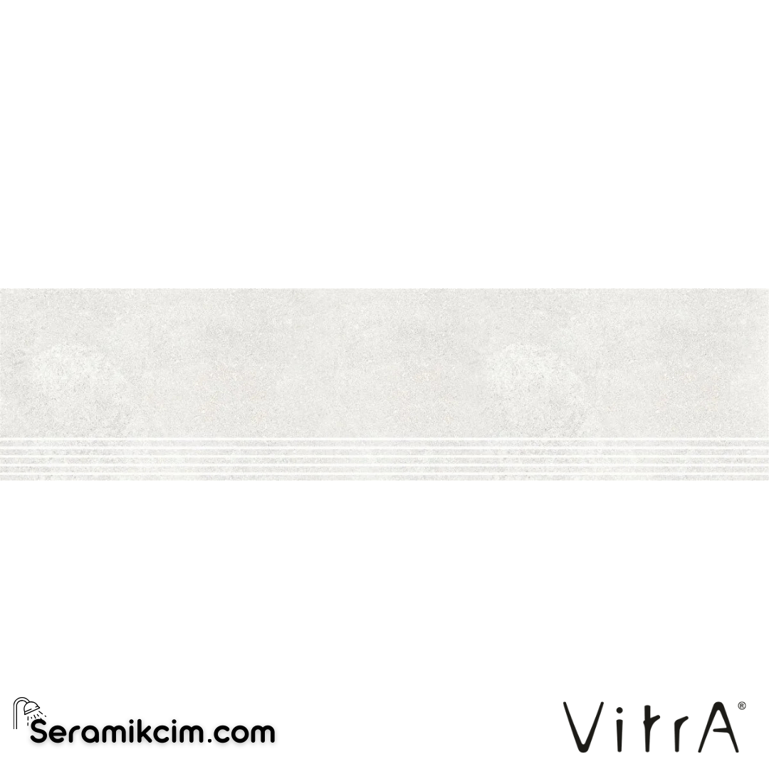 VitrA 30X120 Newcon Beyaz Basamak Mat R10A  7R K946505R0001VTET - K946505R0001VTET