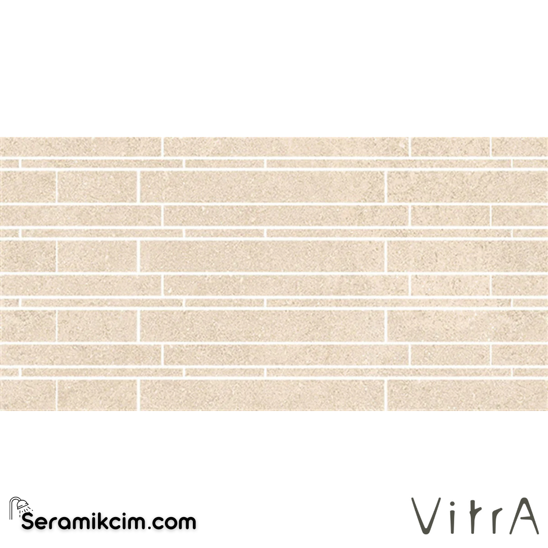 Vitra 30X60 Newcon Kombi Mozaik Krem Mat R10B K9464638R001VTE0 - K9464638R001VTE0