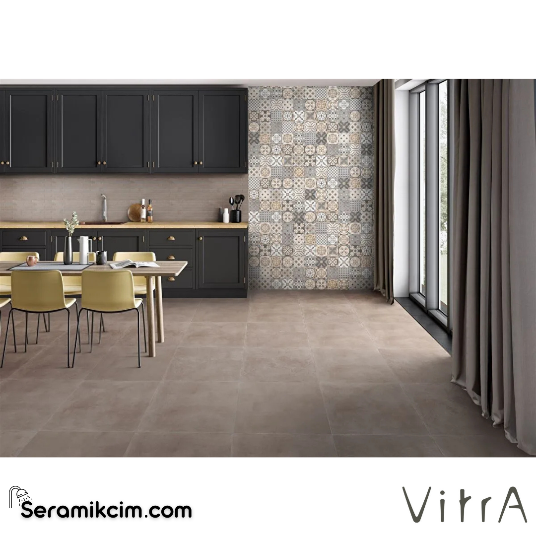 VitrA 30X60D Cementine Mix Dekor Mat7.5Mm7R K951420R0001VTET - K951420R0001VTET