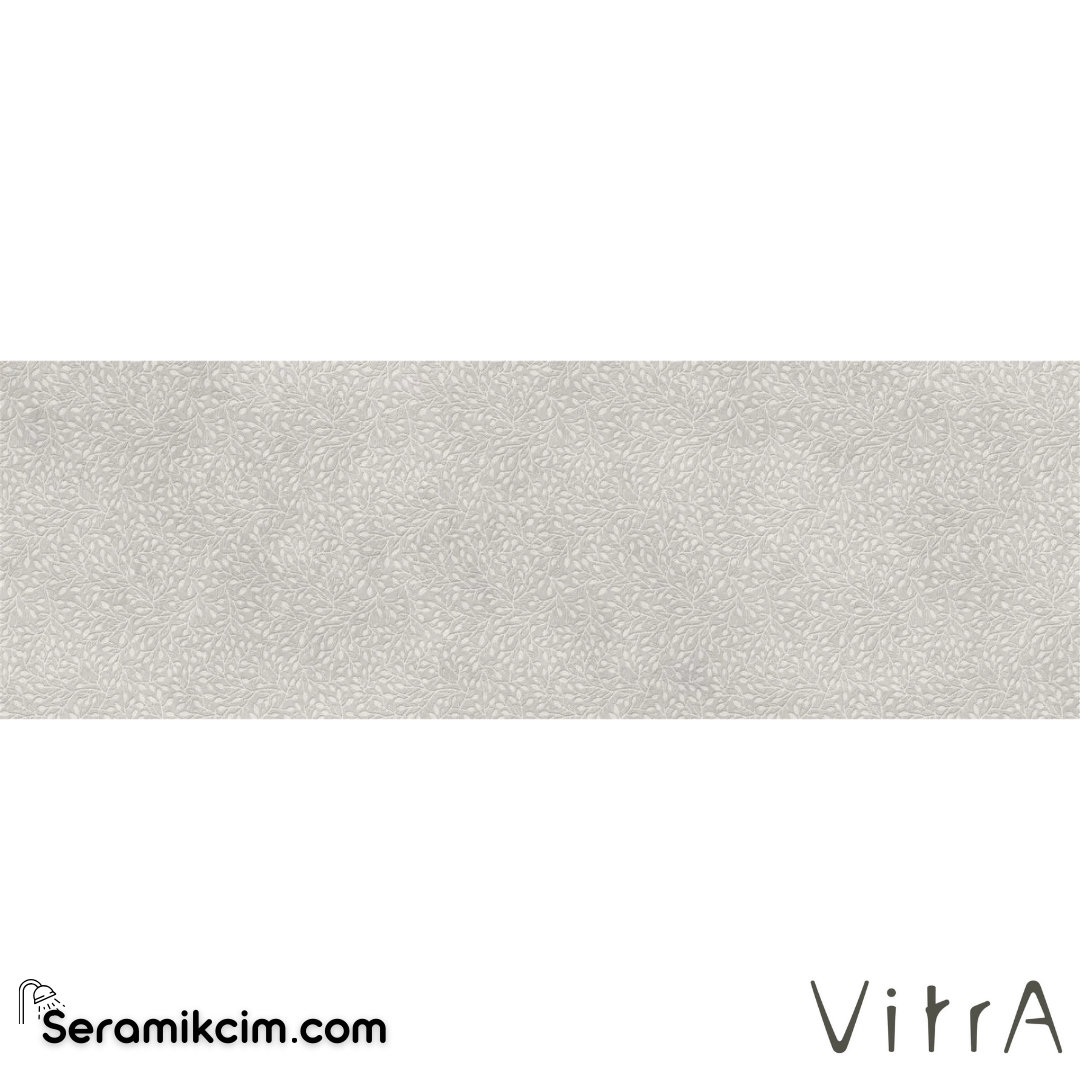 VitrA 30X90D Set7.0 Açık Gri Yaprak Dekor Mat 8R K953252R0001VTET - K953252R0001VTET