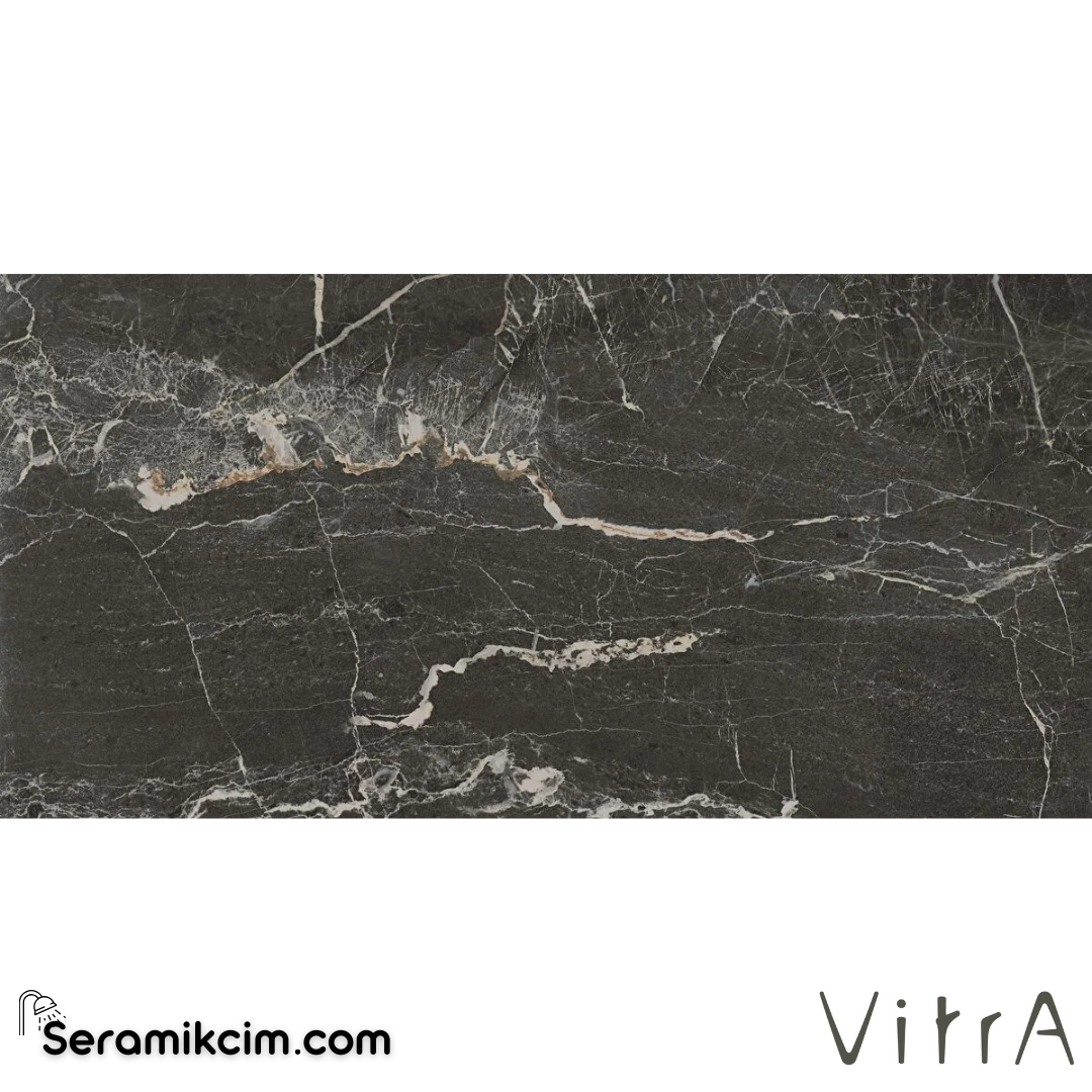 VitrA 60X120 Marmori St. Laurent Siyah R10A 7R K947869R0001VTSP - K947869R0001VTSP