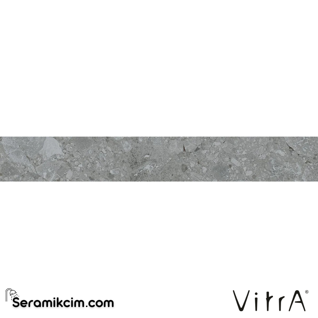 VitrA 8.5X60 Ceppostone Koyu Gri Mat R9 Boyalı Süpürgelik 7R K947529R0001VTE1 - K947529R0001VTE1