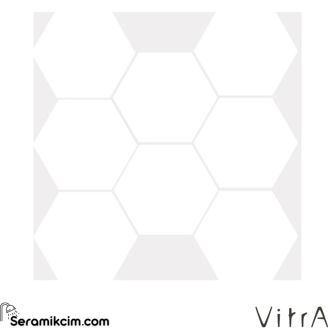 Seramikcim.com | Vitra 8X9 Hexagon Ral 9016 Mat (Nf