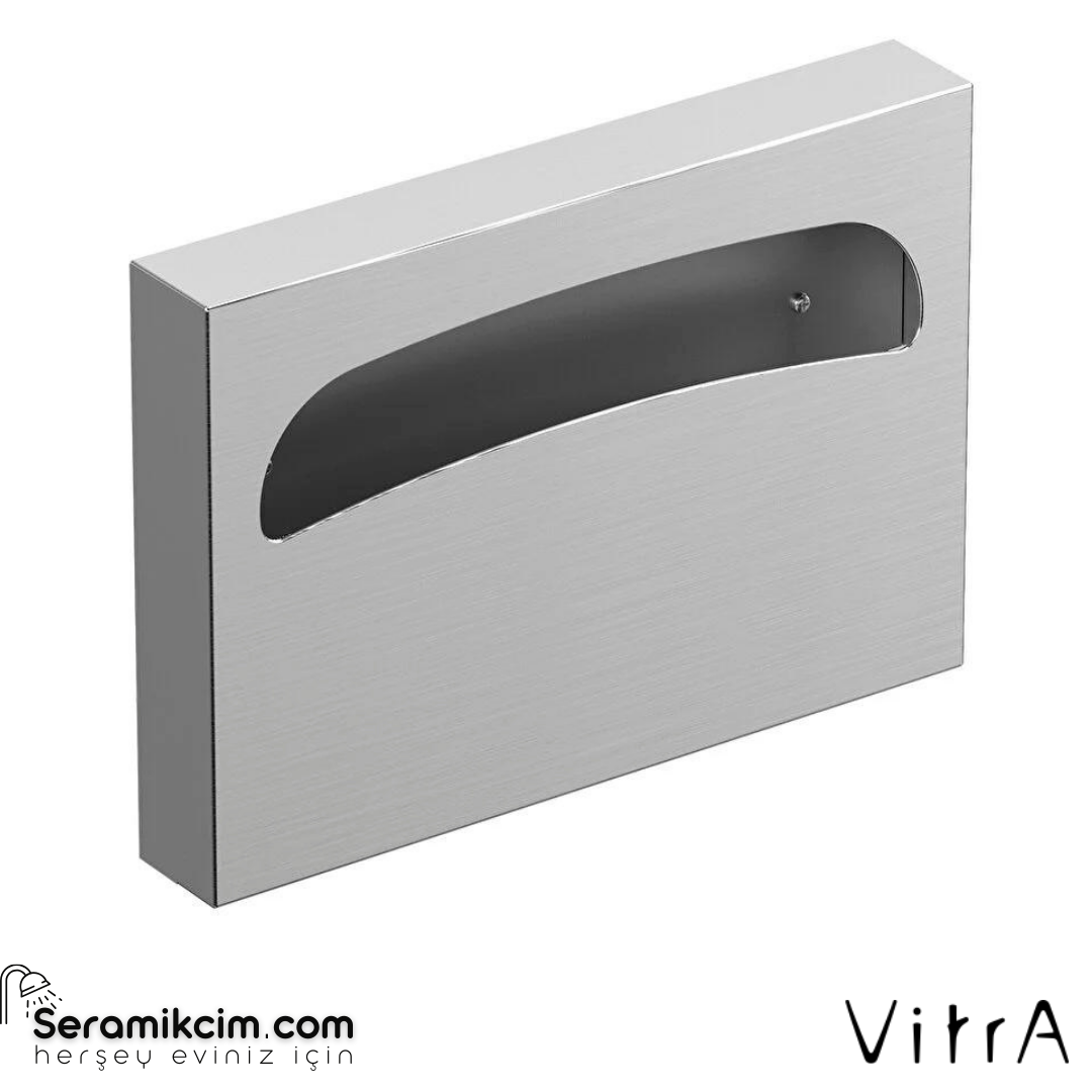 Vitra Arkitekta Klozet Kapak Örtüsü Dispanseri, Paslanmaz Çelik