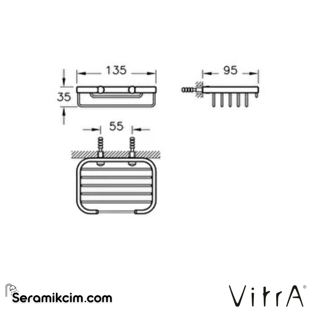 VitrA Arkitekta Malzemelik (tekli) A44378 - A44378