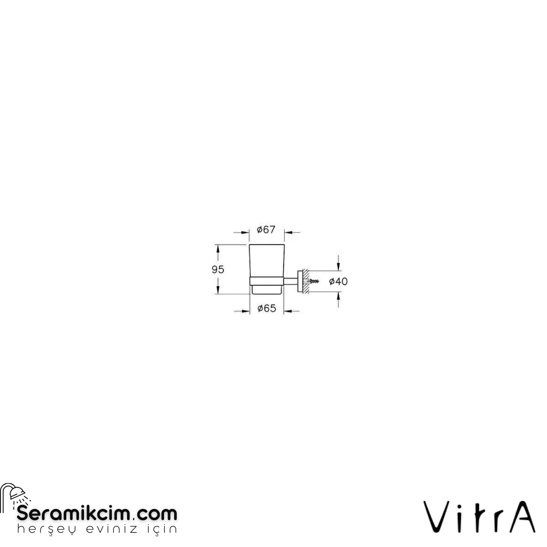 Vitra Base 200 Diş Fırçalığı