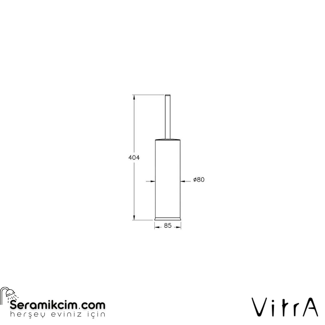 Vitra Base 300 Tuvalet Fırçalığı