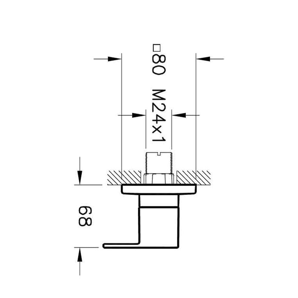 VitrA Brava Ankastre Stop Valf (sıva üstü grubu) A41448 - A41448