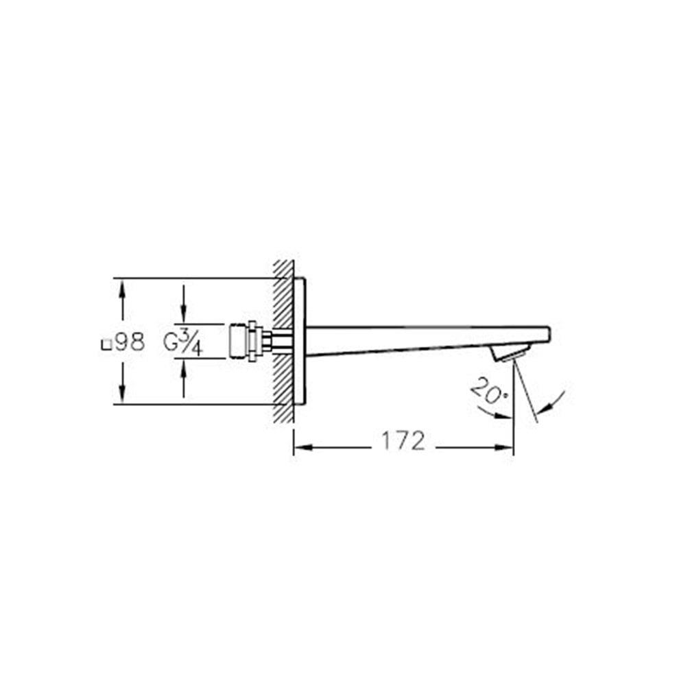 Vitra Brava Çıkış Ucu  - A42397