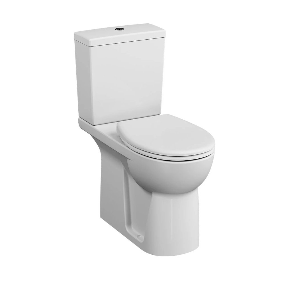 VitrA Conforma Takım Klozet Arkası Açık, Özel İhtiyaç, 75 cm Taharet Borulu, Beyaz - 5816L003-0593