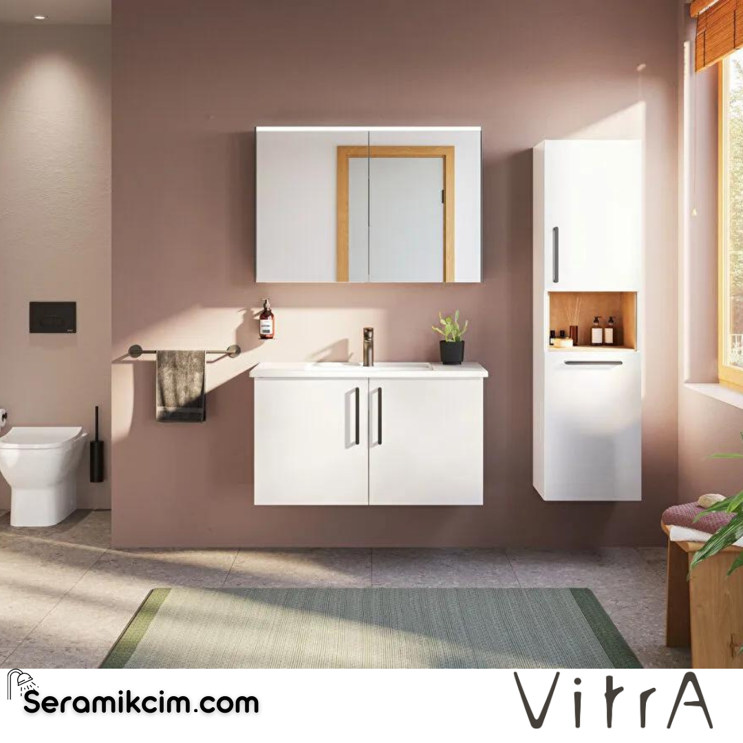 Vitra Core Dolaplı Ayna, 100cm, Aydınlatmalı - 66912