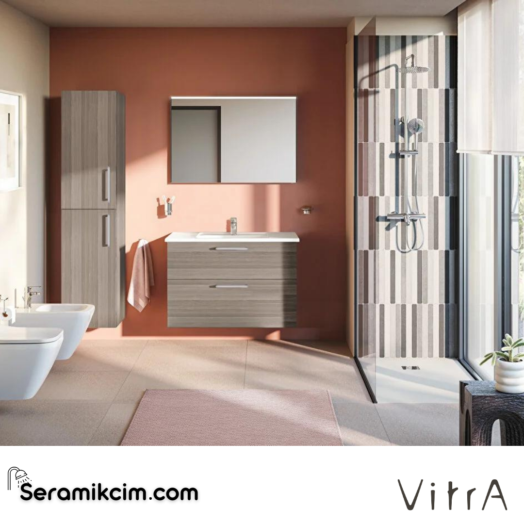 Vitra Core Düz Ayna, 100cm, Aydınlatmalı - 66916