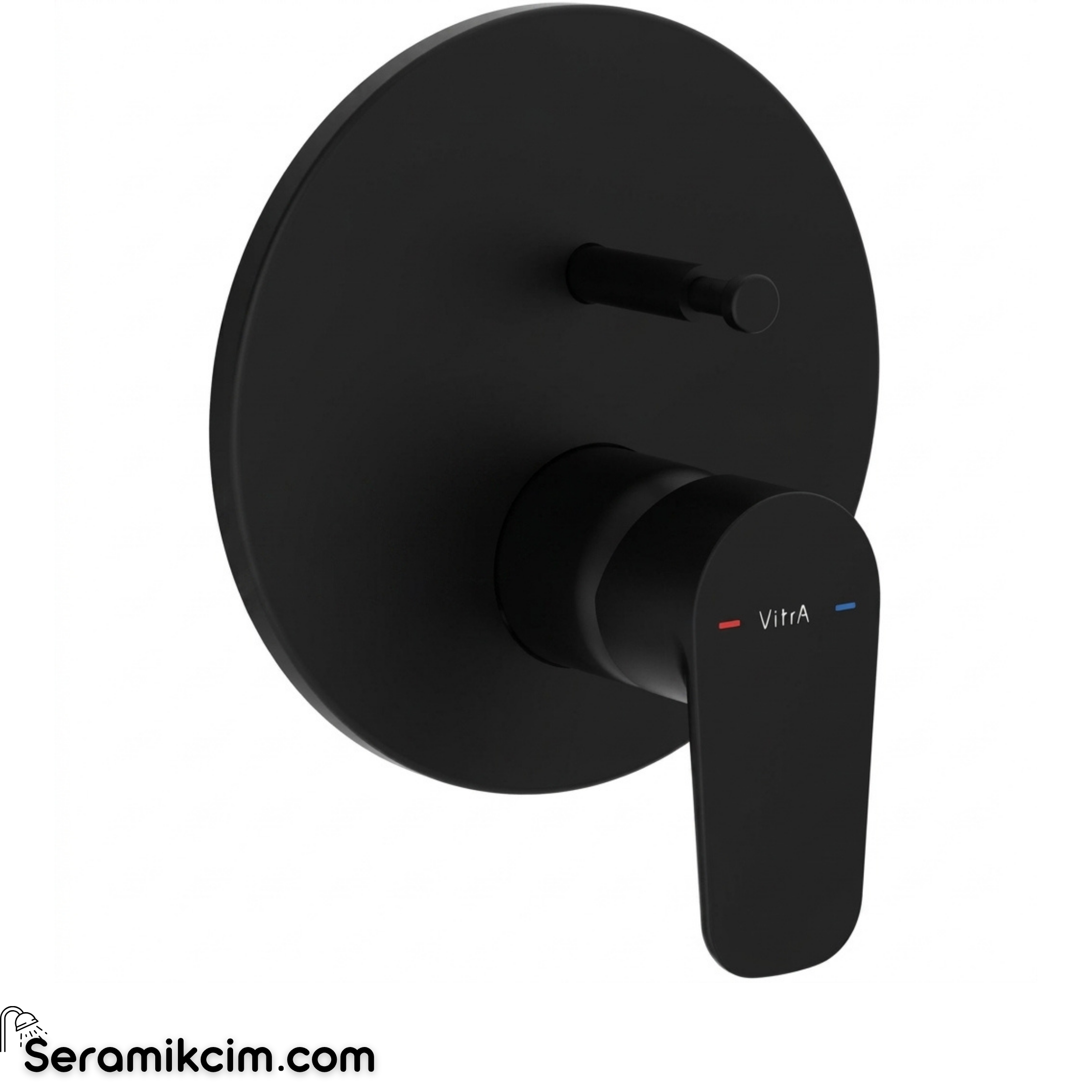 Vitra Flow Soft Ankastre Banyo Bataryası (Sıva Üstü Grubu) Mat Siyah A4319836