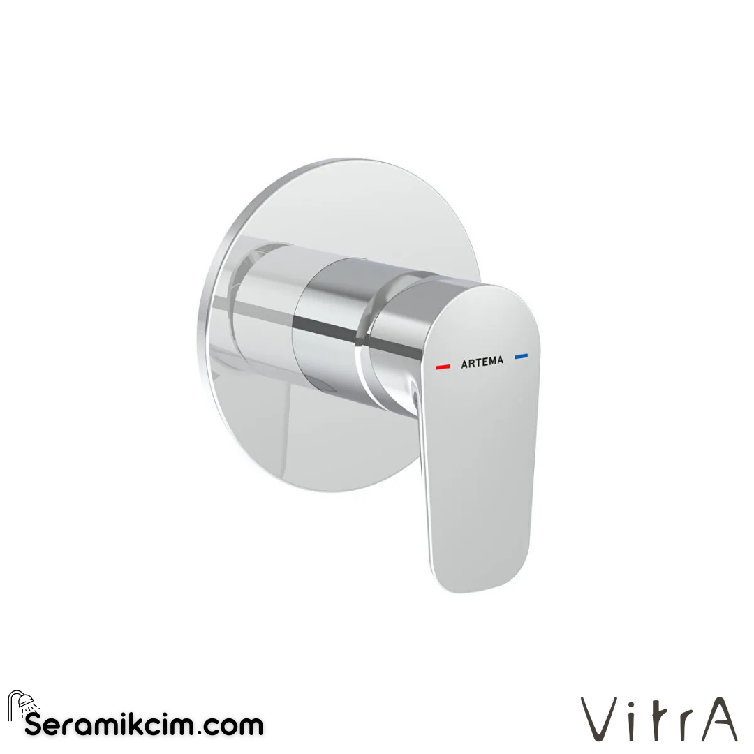 VitrA Flow Soft Ankastre Duş Bataryası (sıva üstü grubu) Krom A43288 - A43288