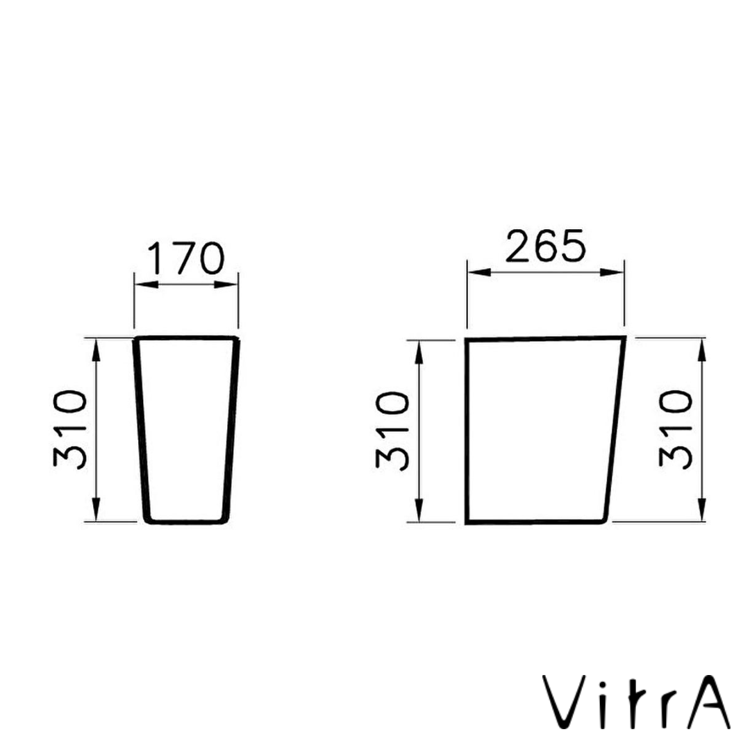VitrA İntegra Lavabo Yarım Ayak 5315L003-0156