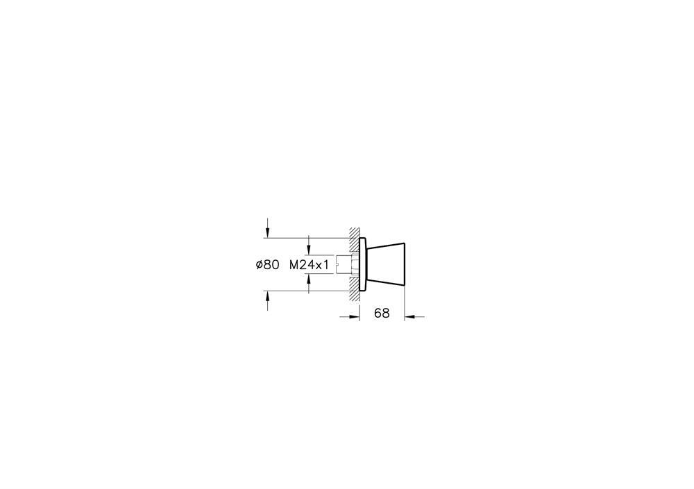 VitrA Liquid Ankastre Stop Valf (sıva üstü grubu) A42793 - A42793