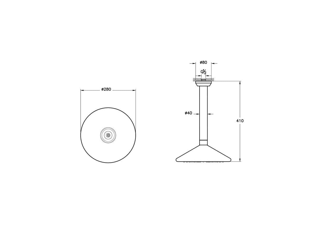 VitrA Liquid Duş başlığı A4575039 - A4575039
