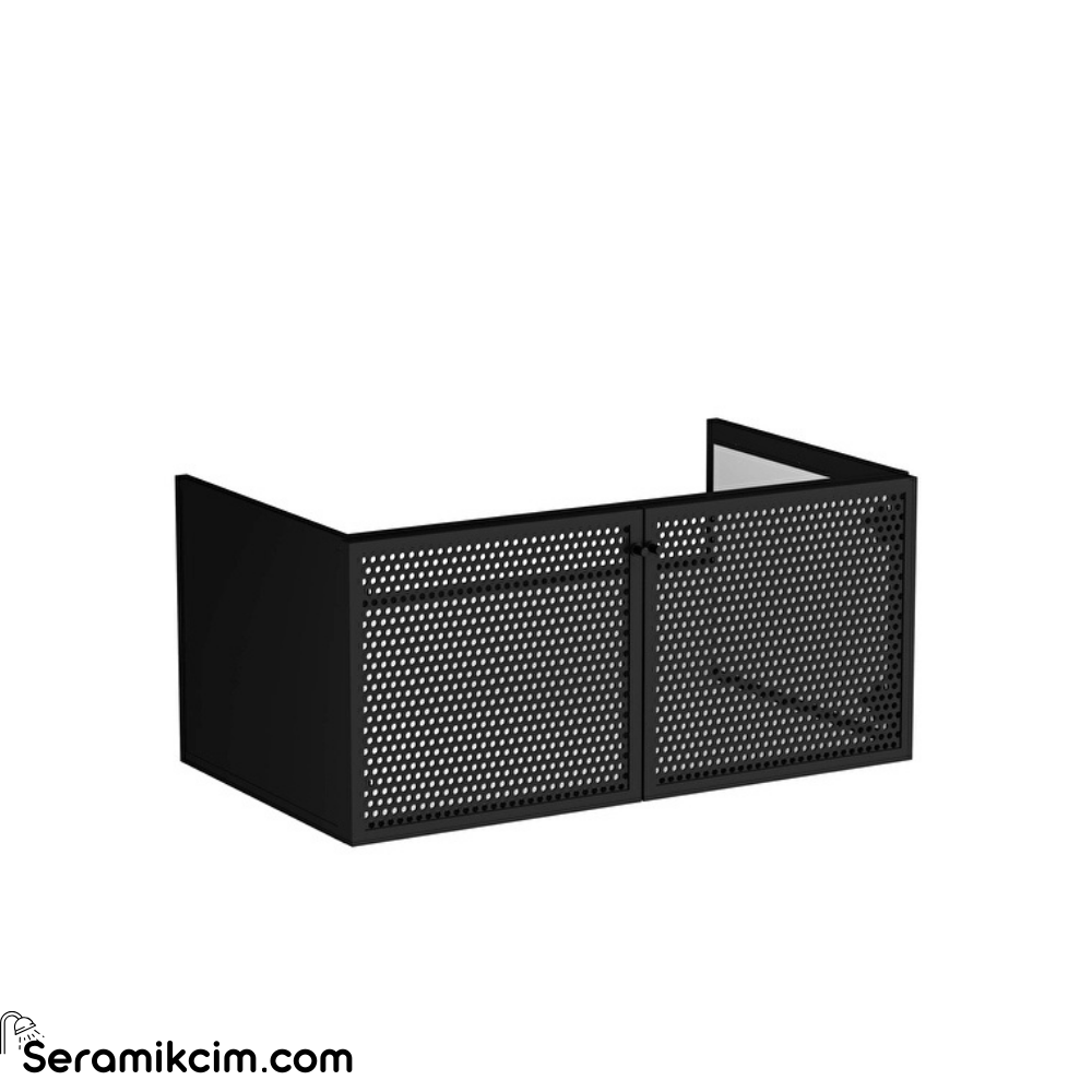 Vitra Liquid Lavabo Dolabı 100 Cm, Metal Kapaklı 66740