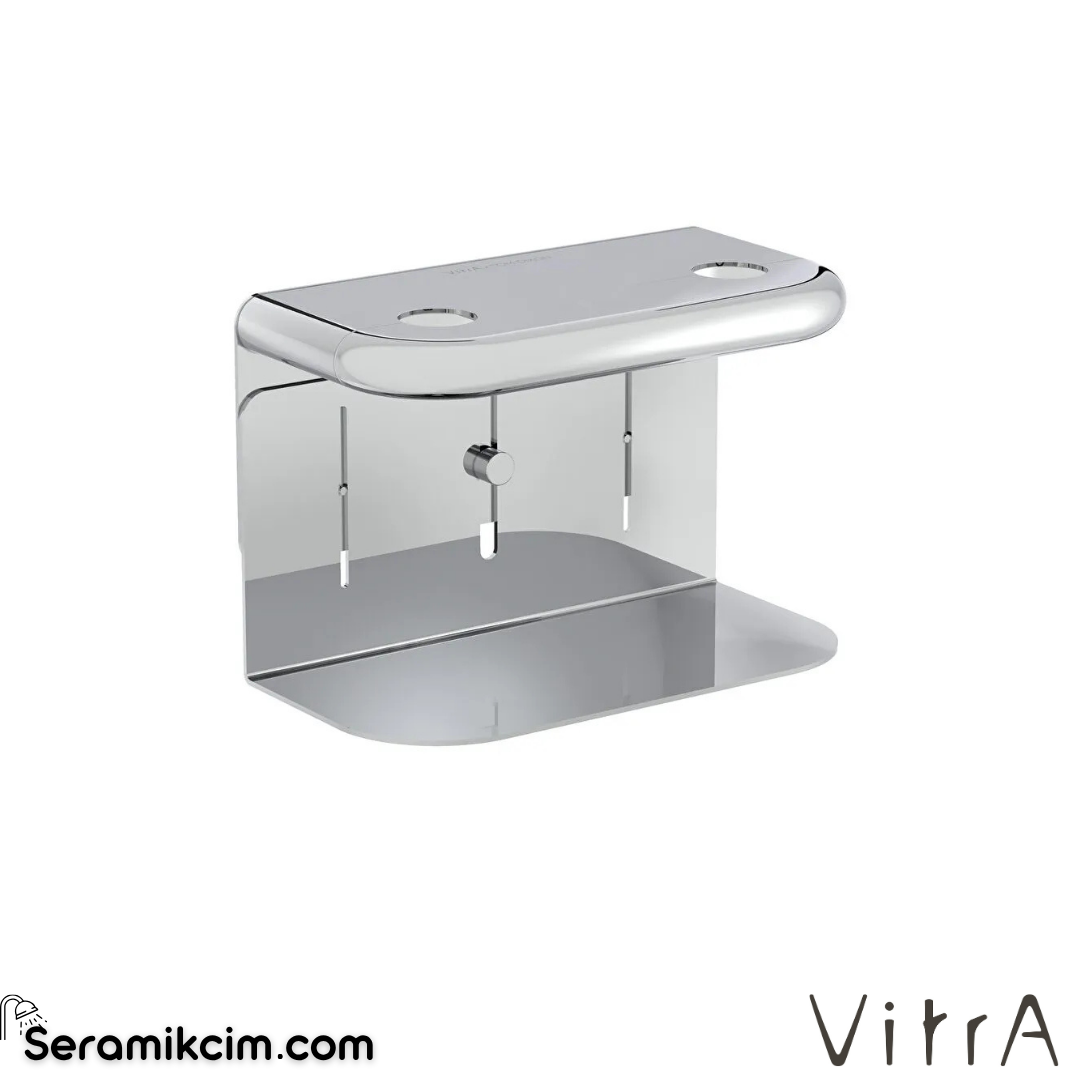 VitrA Liquid Sıvı Sabunluk Tutacağı (çift hazneli) Krom A44567