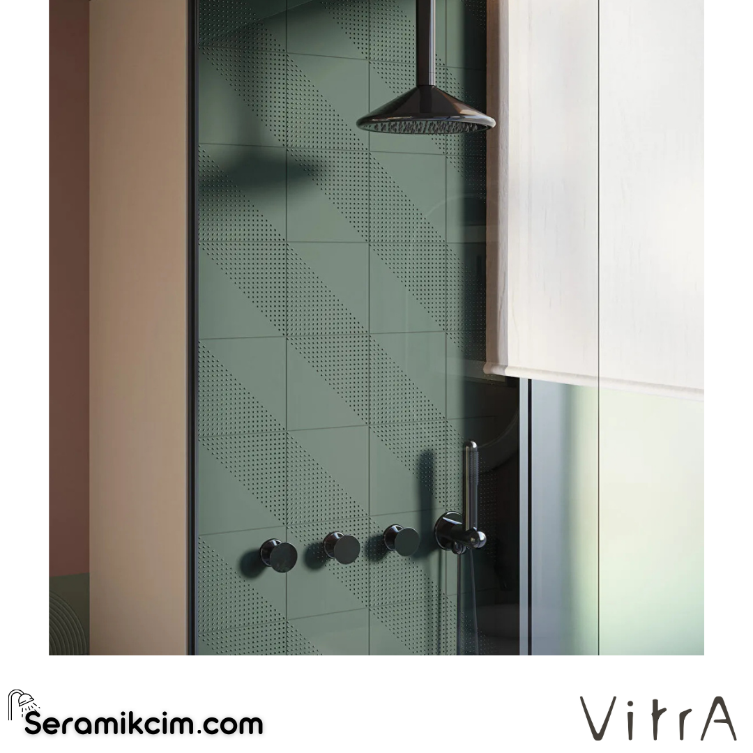 VitrA Liquid (Tom Dixon) Ankastre Duş Seti Parlak Siyah A4277739 - A4277739