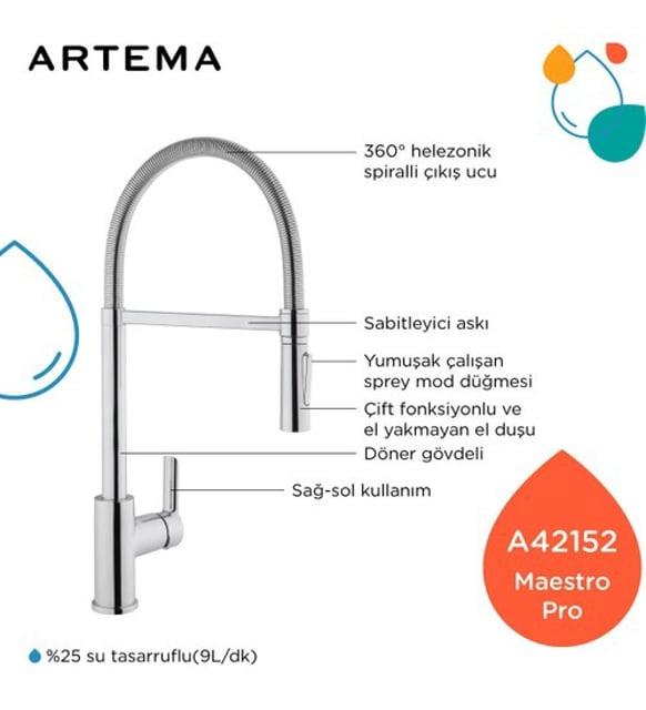 VitrA Masterline Masterline Maestro Pro Eviye Bataryası  A42152 - A42152