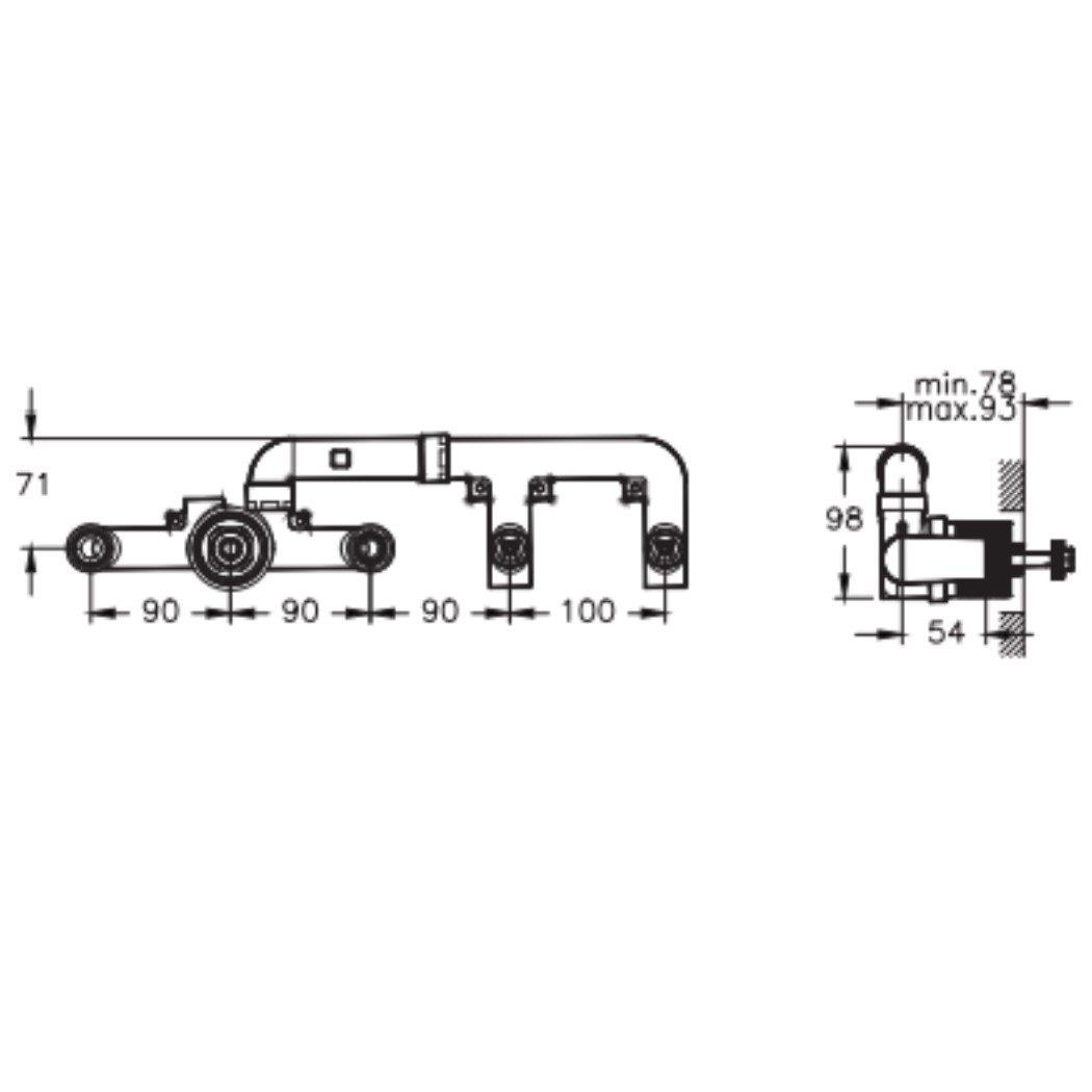 Vitra Memoria Ankastre Banyo Bataryası (Sıva Altı Grubu) - A42852