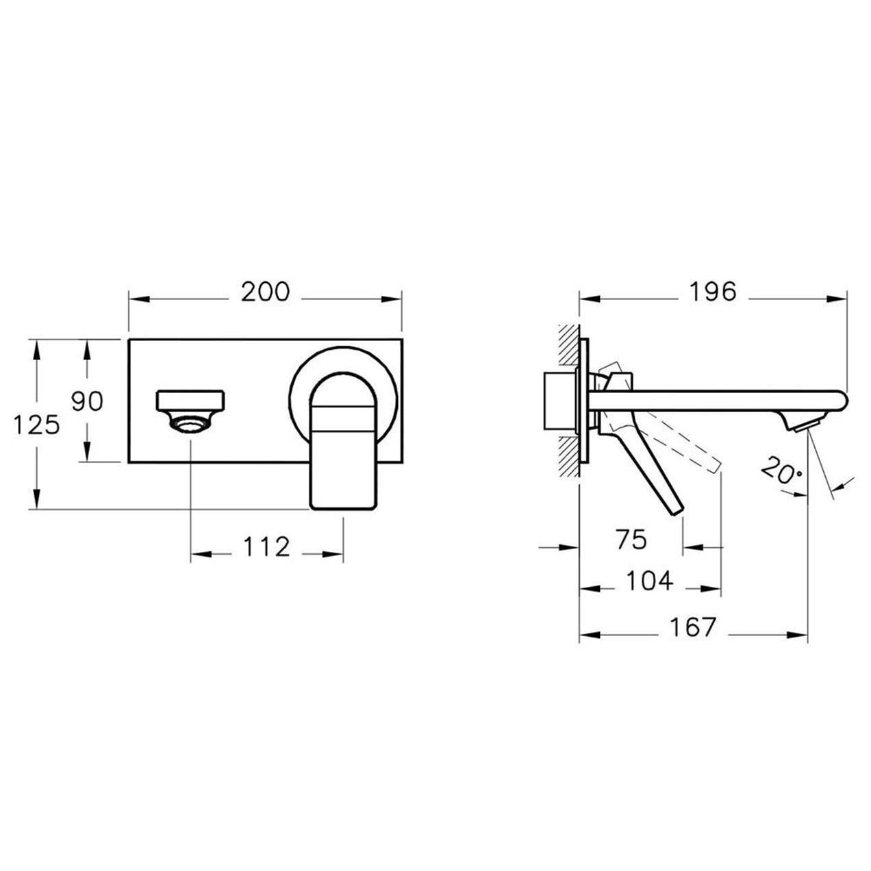 Vitra Memorıa Ankastre  Lavabo Bataryası  (Sıva Üstü Grubu) - A42345