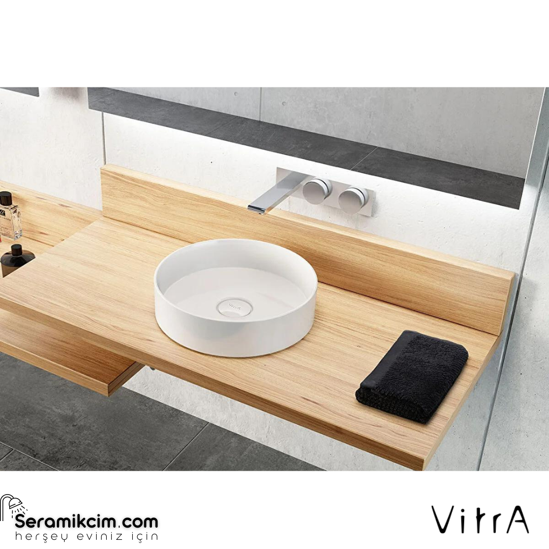 Vitra Memoria Infinit Çanak Lavabo Yuvarlak, 40 Cm 