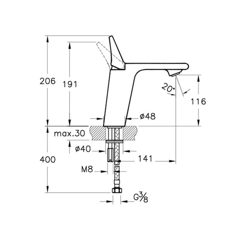 Vitra Memorıa Lavabo Bataryası  - A42329