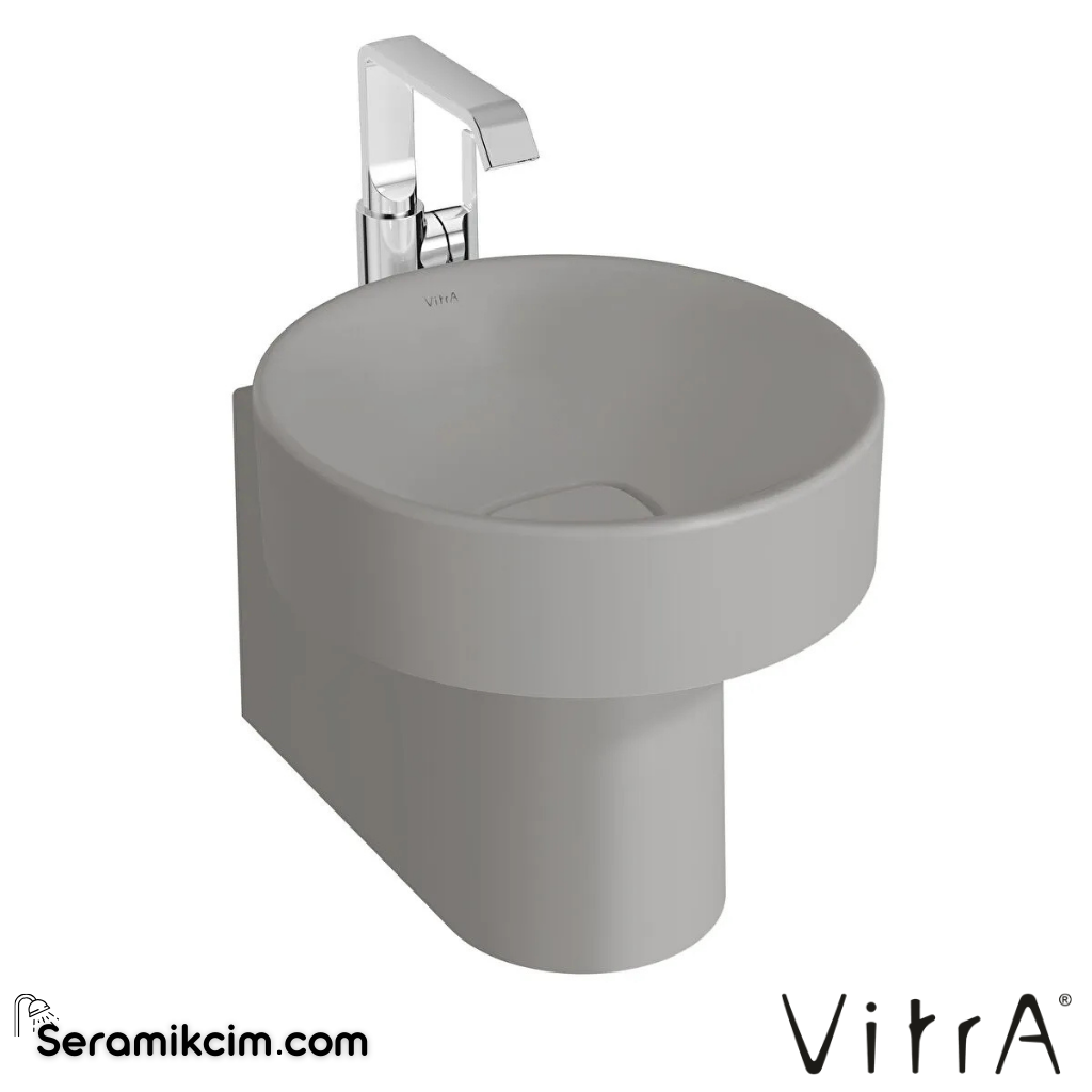 VitrA Metropole Yarım Ayak  Mat Taş Gri - 7543B076-1890