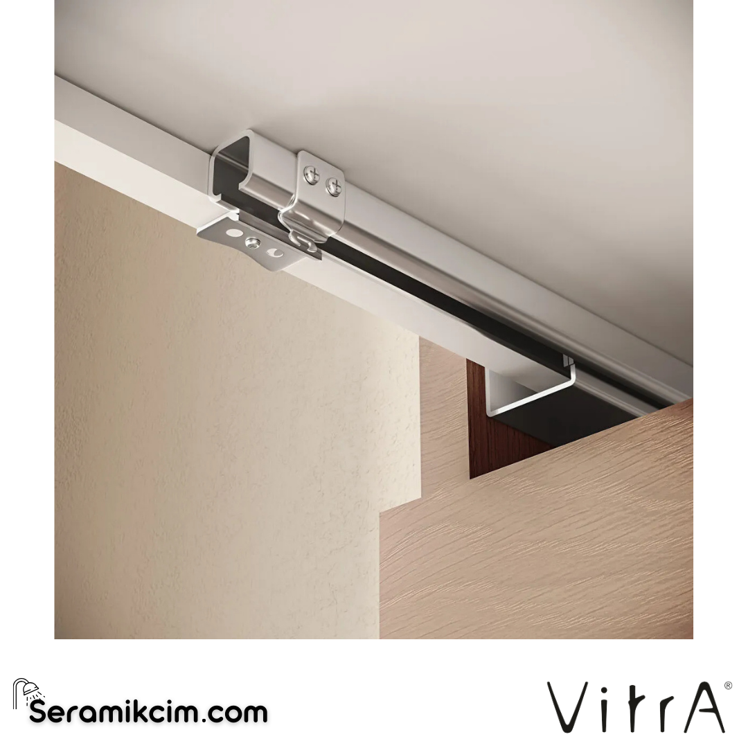 VitrA Mia Banyo Dolabı Seti 60 cm, iki çekmeceli lavabo dolabı, aydınlatmalı düz ayna, altın meşe 67092 - 67092