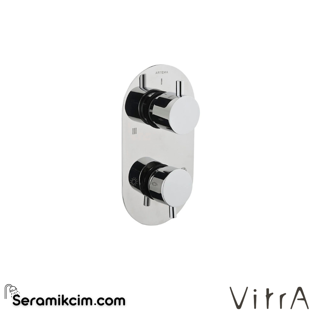 VitrA Minimax S Ankastre Banyo Bataryası (3 yollu yönlendiricili) A42865 - A42865