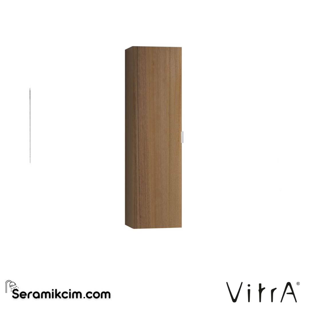 VitrA Nest Trendy Boy Dolabı 45 cm, kapaklı hareli doğal ahşap, sağ 56190 - 56190