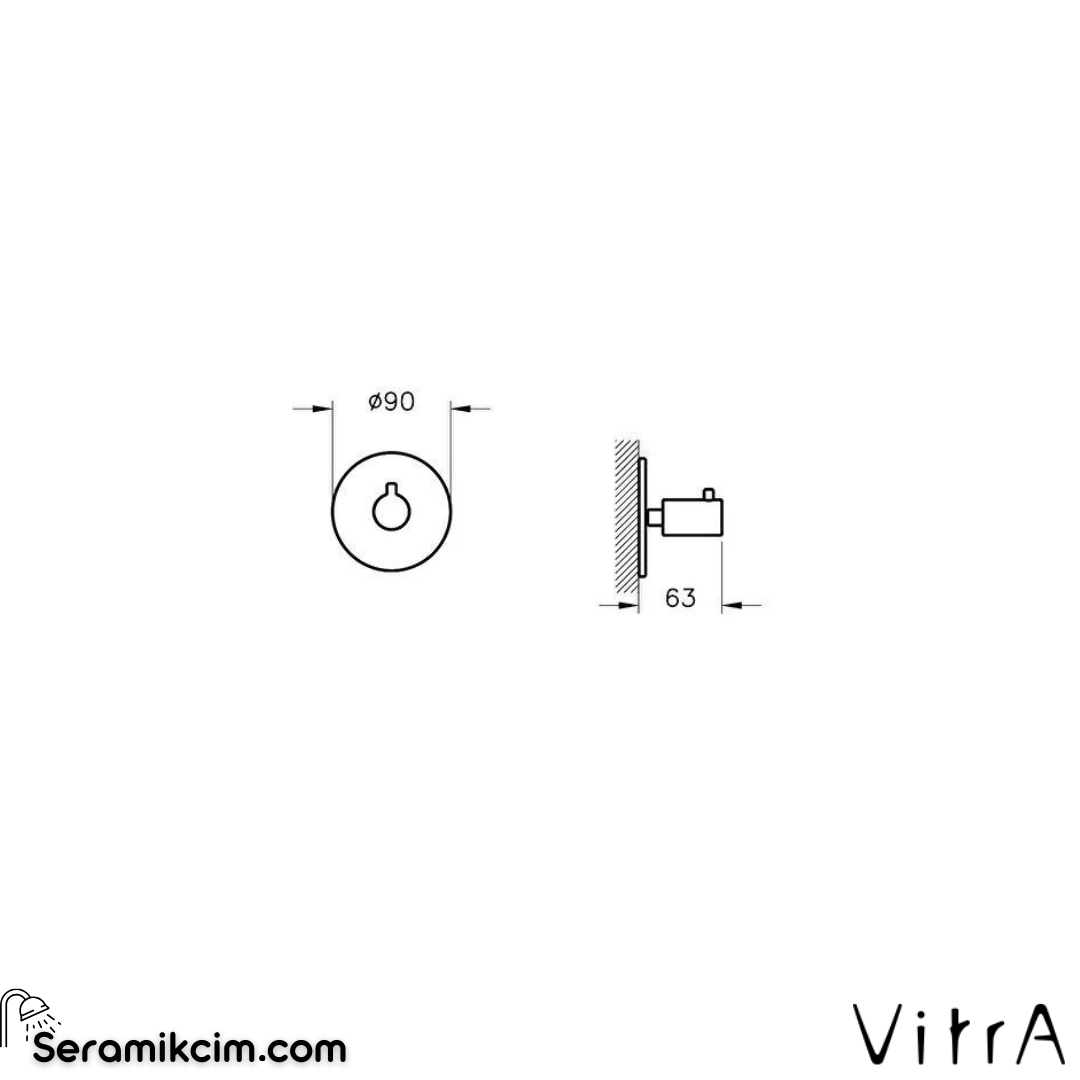 Vitra Origin Ank. 2 Yollu Yön., F.Nikel