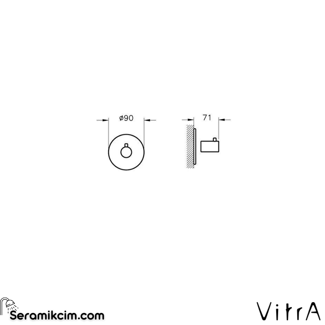 Vitra Origin Ank. 3 Yollu Yön., F.Nikel