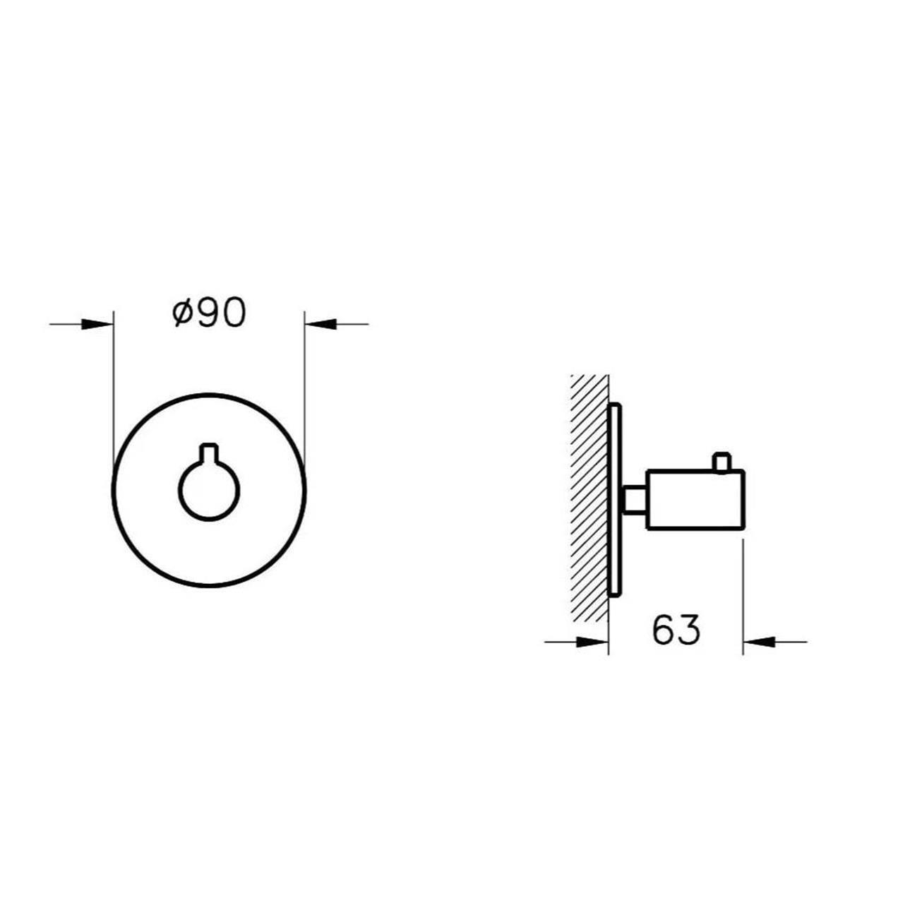 VitrA Origin Ankastre 2 Yollu Yönlendirici (sıva üstü grubu) A4285729 - A4285729