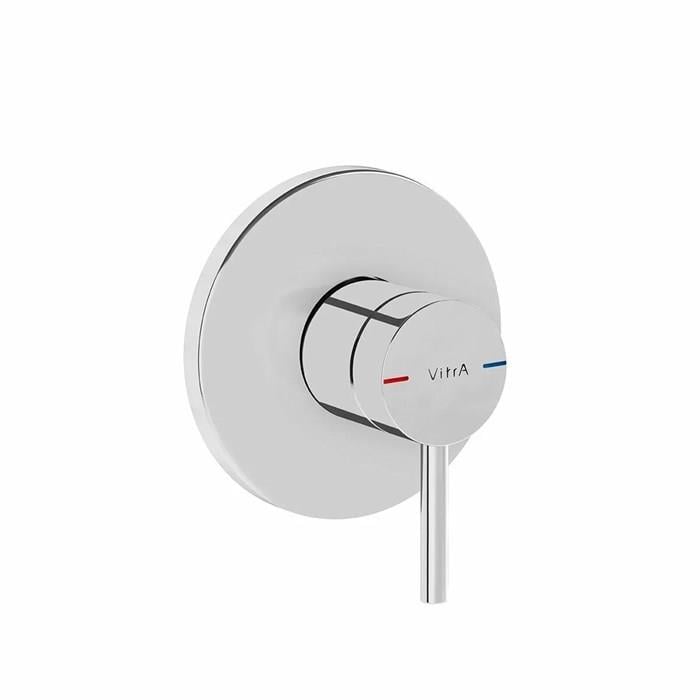 Vitra Origin Ankastre Lavabo Bataryası- Duvardan Kontrol Sıva Üstü Grubu - Minibox, Krom