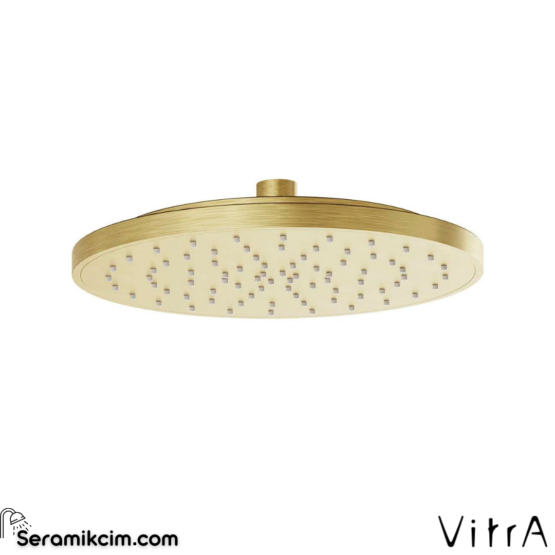 Vitra Origin Classic Duş Başlığı, Fırçalı Altın