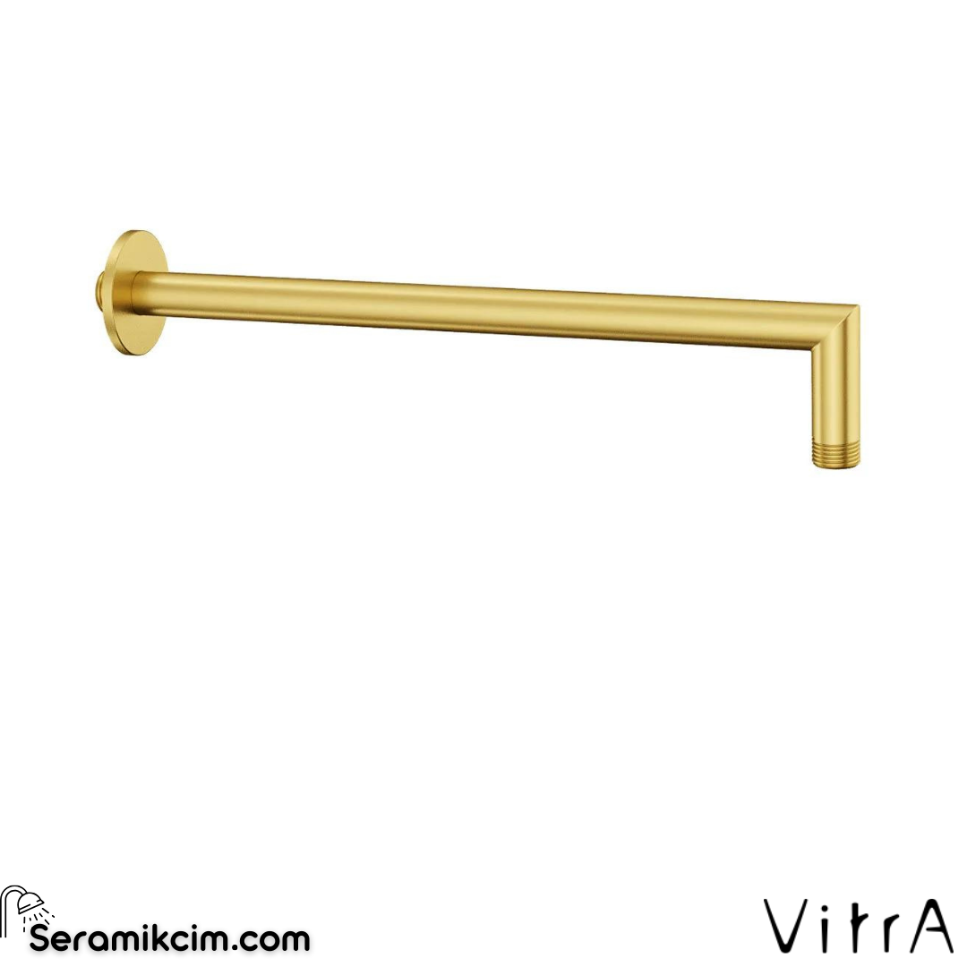 Vitra Origin Classic Duş Dirseği (90 Derece, Duvardan), Fırçalı Altın