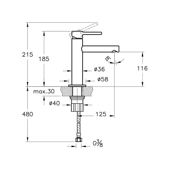Vitra Origin Lavabo Bataryası , F.Nikel
