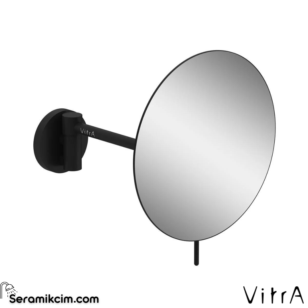 Vitra Origin Makyaj Aynası, Duvardan, Mat Siyah