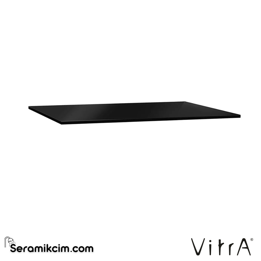 VitrA Origin Üst Tezgah 60 cm, cam armatür deliksiz, sifon deliksiz, siyah 65758 - 65758