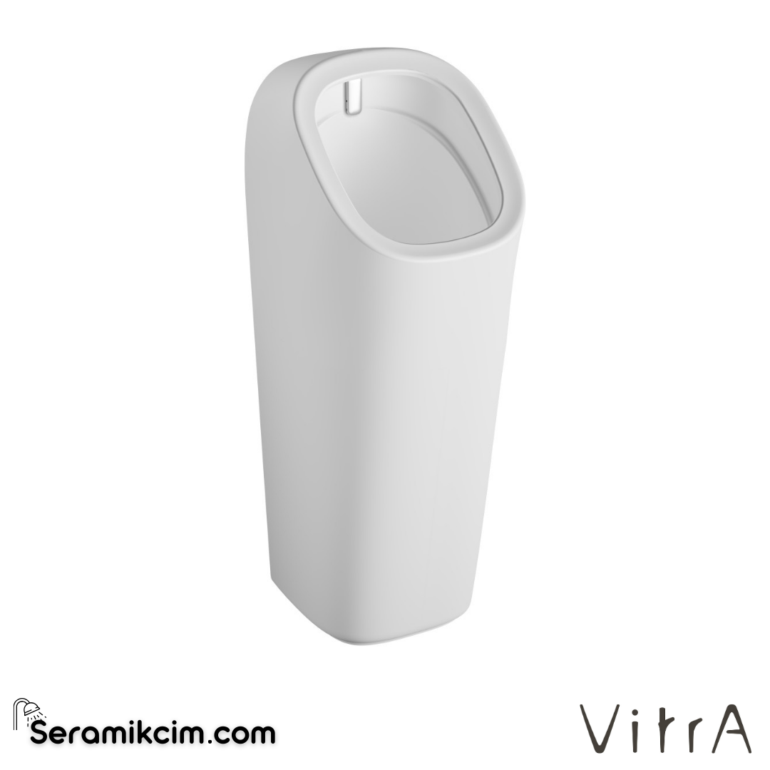 VitrA Plural Pisuvar Rim-ex Temassız, Arkadan Su Girişli, Pilli, Mat Beyaz - 7809B001-5330