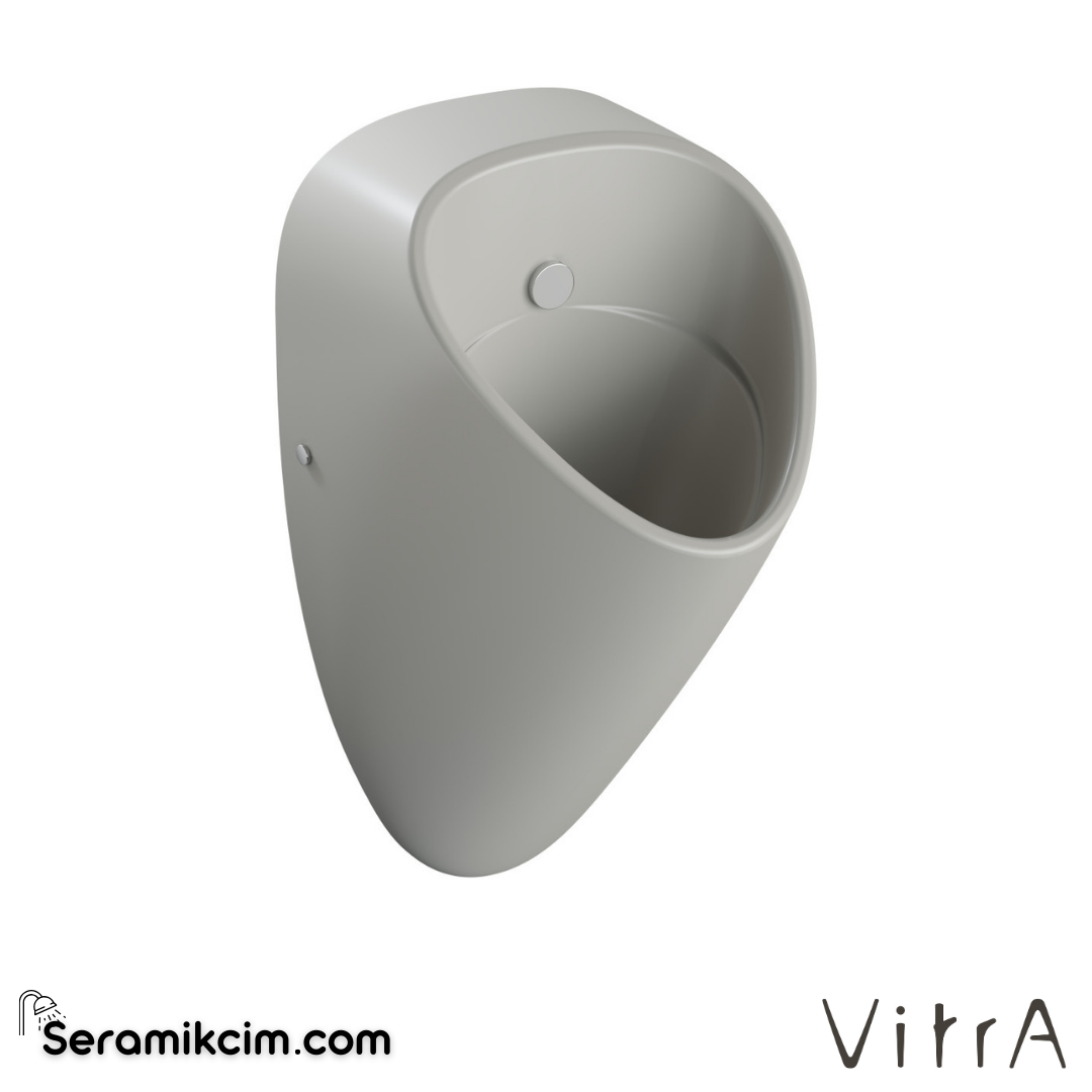 VitrA Plural Pisuvar Rim-ex Temassız, Arkadan Su Girişli, Pilli, Mat Beyaz - 7808B001-5330